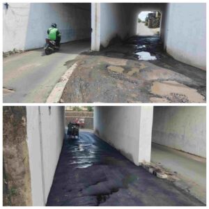 Pemkot–PT KAI Bergerak Cepat Perbaiki Jalan Hanoman, Warga Apresiasi