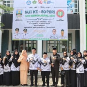 Bupati Dedi Irawan Tegaskan Transformasi Tata Kelola Guru pada HUT PGRI dan HGN 2025