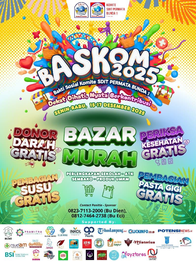 Program Sosial SDIT Permata Bunda 1 Kembali Digelar, BASKOM 2025 Sentuh Banyak Kalangan