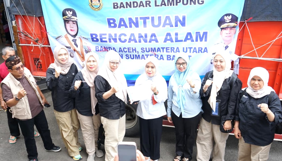 Pemkot Bandar Lampung Salurkan Bantuan ke Wilayah Terdampak Bencana di Sumatera Barat