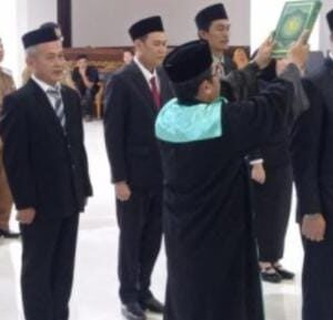Bupati Dedi Irawan Lantik Tujuh Pejabat Pimpinan Pratama