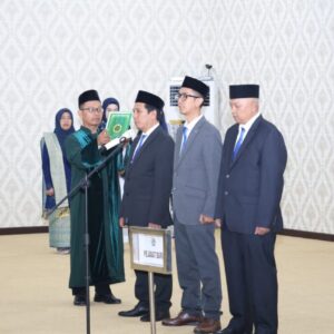 Menuju Periode 2026–2030, Rektor Unila Lantik Tiga Wakil Dekan Fakultas Teknik