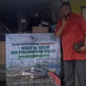 SPI Regional Lampung Salurkan Bantuan Al-Qur’an dan Perlengkapan Salat untuk Korban Banjir Bandang Aceh