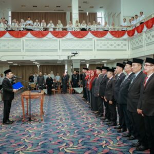 Sekdaprov Lampung Lantik 31 Pejabat Administrator dan Pengawas