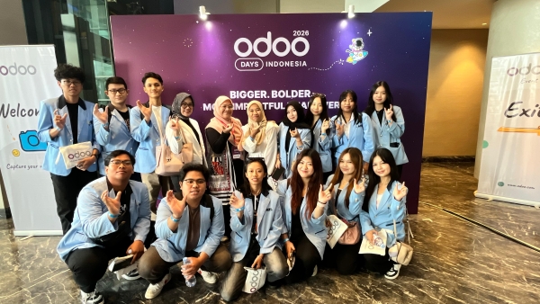 Perkuat Kompetensi Digital, UBL Kirim Mahasiswa ke Odoo Days Indonesia 2026