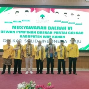 Hanan A Rozak Buka Musda VI Golkar Way Kanan, Tekankan Kerja Nyata untuk Masyarakat