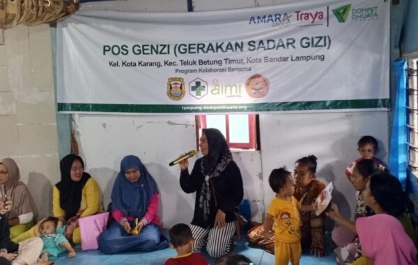 Dompet Dhuafa Lampung Gelar Monev Pos Genzi di Kota Karang untuk Tekan Stunting