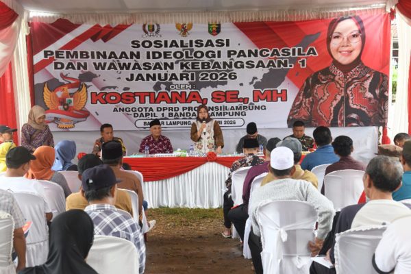 Sosialisasi Pancasila di Dapil I, Kostiana Soroti Tantangan Globalisasi