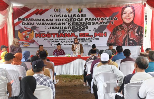 Sosialisasi Pancasila di Dapil I, Kostiana Soroti Tantangan Globalisasi