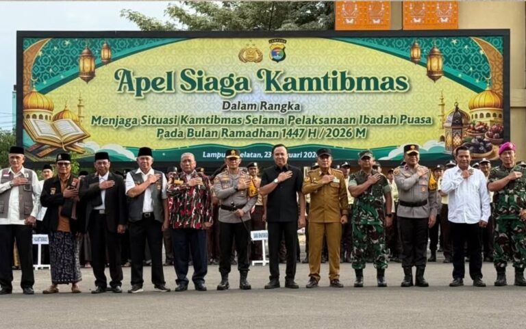 Apel Siaga Ramadan Digelar, DPRD Lampung Turut Kawal Stabilitas Daerah