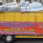 Anggota DPR RI Aprozi Alam Salurkan Bantuan Banjir ke Lampung Utara melalui Pemkab