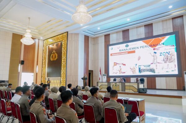 Pemprov Lampung Perkuat Reformasi Birokrasi Lewat Sosialisasi Zona Integritas di Polda Lampung