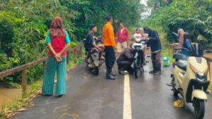 BPBD Way Kanan Turun ke Lapangan, Banjir Rendam Negeri Agung dan Simpang Neki