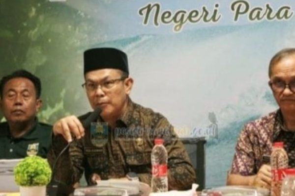 Sekda Pesisir Barat Ikuti Rapat Koordinasi Virtual dengan Kantor Staf Kepresidenan RI