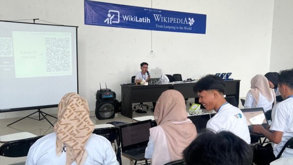 Rayakan 25 Tahun Wikipedia, Komunitas Wikimedia Bandar Lampung Gelar Pelatihan Literasi Digital