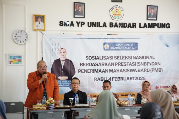 Unila Sosialisasikan Penerimaan Mahasiswa Baru 2026 di SMA YP Unila