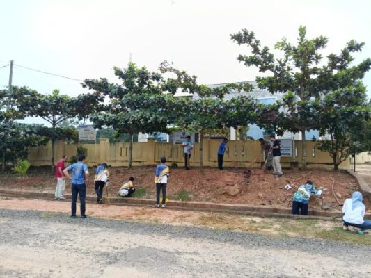 Ciptakan Lingkungan Sehat, Kecamatan Negeri Agung Gelar Gotong Royong Serentak