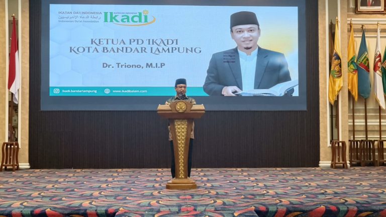 Dr. Triono Pimpin PD IKADI Bandar Lampung 2026–2031, Siap Hadirkan Dakwah Moderat dan Solutif