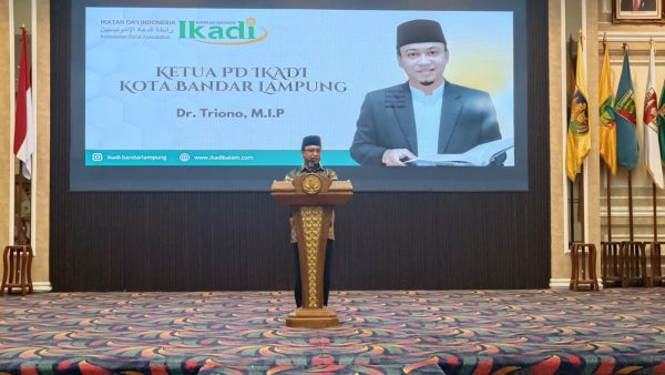 Dr. Triono Pimpin PD IKADI Bandar Lampung 2026–2031, Siap Hadirkan Dakwah Moderat dan Solutif