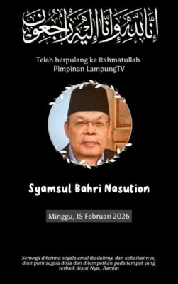 JMSI Lampung Berduka, Wartawan Senior Syamsul Bahri Nasution Tutup Usia
