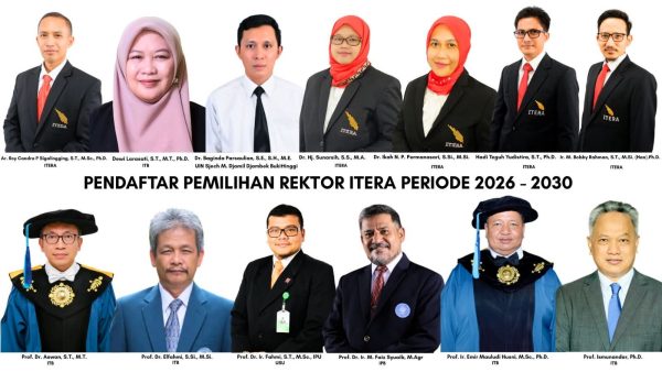 Penjaringan Ditutup, Panitia Catat 13 Pendaftar Bakal Calon Rektor Itera