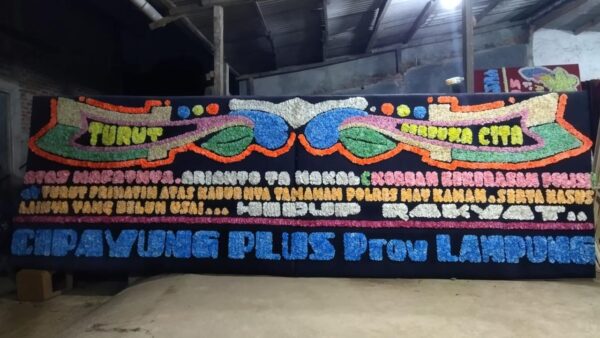 Cipayung Plus Lampung Kecam Dugaan Pelarangan Papan Bunga Kritik di Polda Lampung