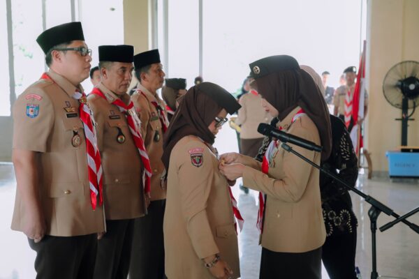 Pelantikan Mabicab dan Kwarcab Pramuka Lampung Timur 2022–2027, Wagub Jihan Ajak Wujudkan Kader Unggul dan Inklusif