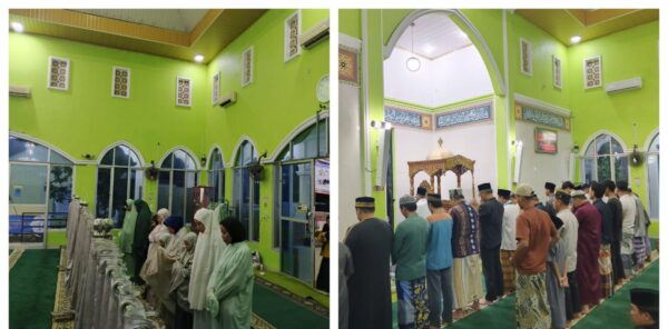 Sholat Gerhana di Masjid Al Iman Gedong Meneng Berlangsung Khusyuk, Jamaah Penuhi Shaf