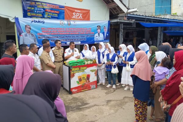 Jelang Idulfitri, Bustami Zainudin Kolaborasi dengan Pemkab Way Kanan Gelar Pasar Murah