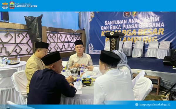 Hendry Kurniawan Apresiasi Kepedulian Sosial PWI Lampung saat Buka Puasa Bersama Anak Yatim