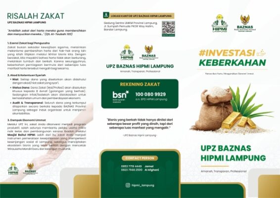 UPZ BAZNAS HIPMI Lampung Siap Jadi Mitra Pengelolaan Zakat Amanah dan Profesional