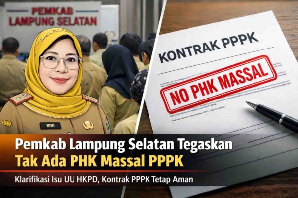 Isu PHK PPPK Mencuat, Pemkab Lampung Selatan Tegaskan Pegawai Tetap Aman