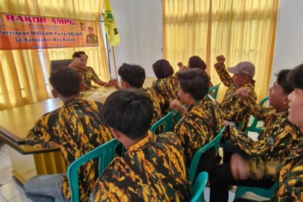 Rakor PD AMPG Way Kanan Jadi Langkah Awal Sukseskan Muscam Golkar