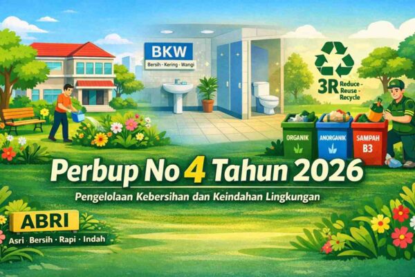 Perbup Kebersihan Terbit, Instansi di Lampung Selatan Wajib Terapkan ABRI