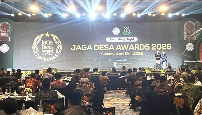 Dukung Tata Kelola Desa Bersih, Bupati Egi Hadiri Abpednas Jaga Desa Award 2026