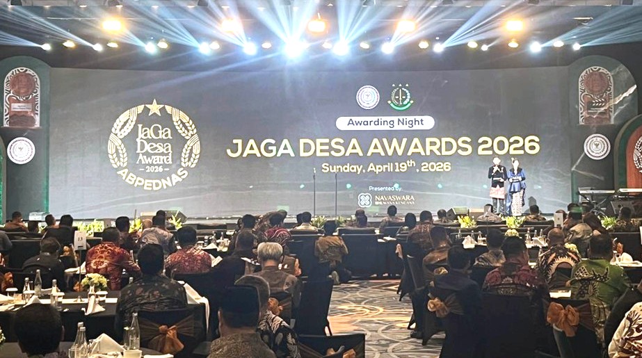 Dukung Tata Kelola Desa Bersih, Bupati Egi Hadiri Abpednas Jaga Desa Award 2026