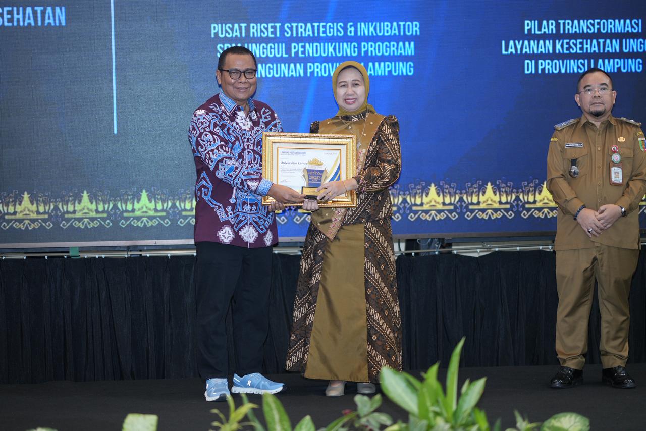 Unila Sabet Penghargaan Bergengsi di Lampung Post Award 2026