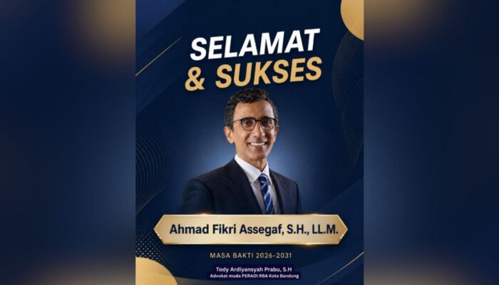 Munas IV PERADI RBA Tetapkan Ahmad Fikri Assegaf sebagai Ketua Umum Baru