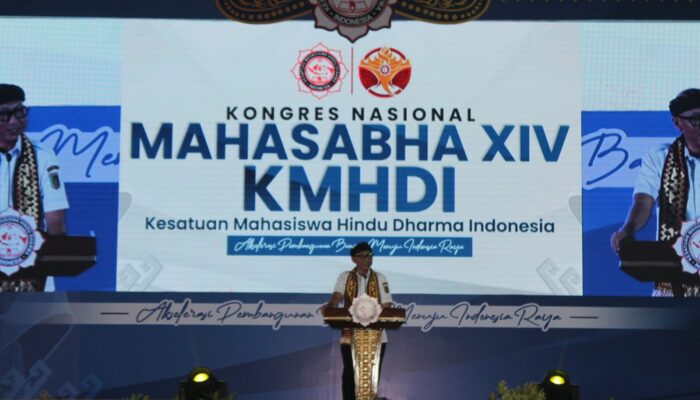 Gubernur Rahmat Mirzani Djausal Apresiasi Mahasabha XIV KMHDI: Mahasiswa Hindu Adalah Agen Perubahan Strategis