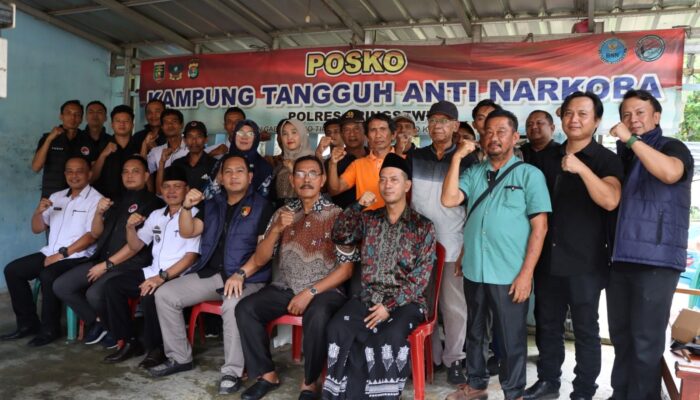 Polres Pringsewu Gencarkan Edukasi Narkoba, Gadingrejo Timur Jadi Kampung Percontohan