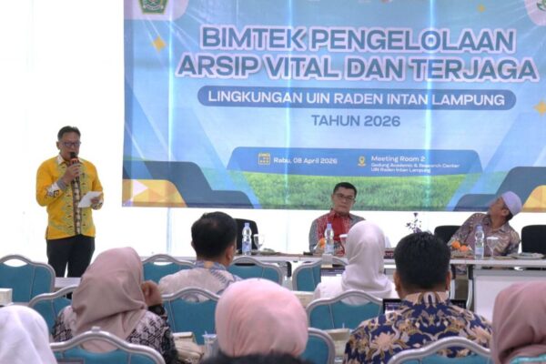 Biro AUPKK UIN Raden Intan Lampung Gelar Bimtek Arsip Vital, Dorong Tertib Administrasi Kampus
