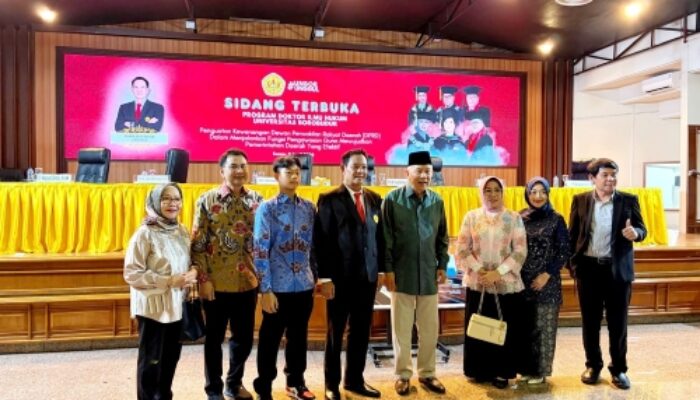 Sidang Promosi Sukses, Darlian Pone Lulus Doktor Hukum dengan Cumlaude