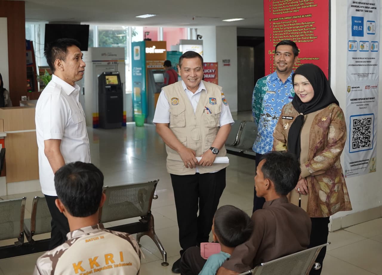 Sidak Wamendagri, Bandar Lampung Siap Jadi Percontohan Sistem Kerja Fleksibel ASN