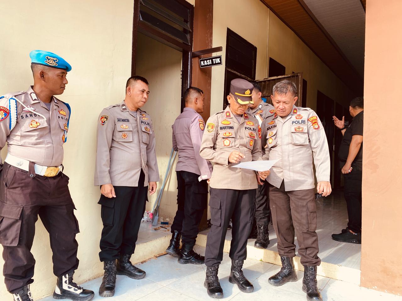 Polda Lampung Periksa Senpi dan Amunisi di Polres Way Kanan, 4 Pucuk Ditemukan Rusak Ringan
