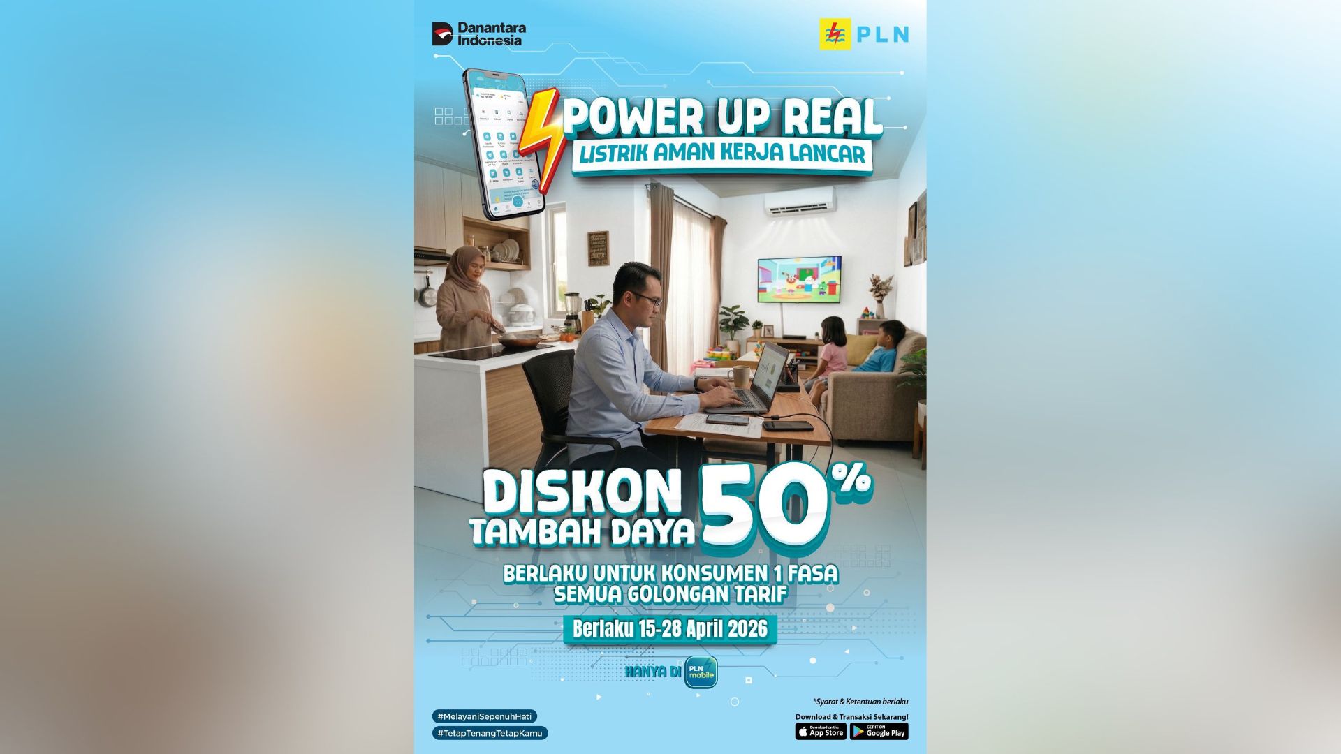Dukung WFH dan Aktivitas Digital, PLN Hadirkan Program Tambah Daya Murah