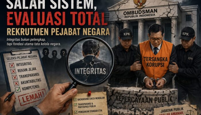 Salah Sistem, Evaluasi Total Rekrutmen Pejabat Negara