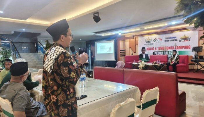 Forum Silaturahmi Lembaga Keummatan Lampung Gelar Dialog dan Temu Tokoh Peduli Palestina