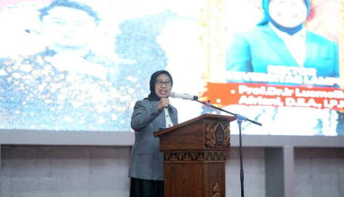BEM Unila Dilantik, Kobarkan Peran Mahasiswa untuk Indonesia Emas 2045
