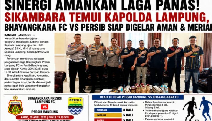 Audiensi dengan Kapolda, Sikambara Dorong Pertandingan Aman dan Meriah