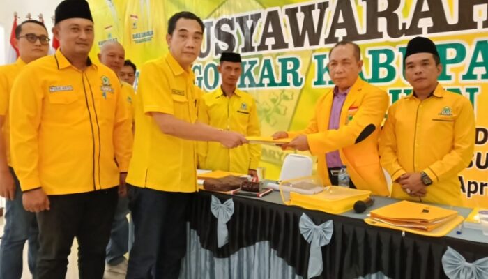 Golkar Lampung Barat Resmi Dipimpin Tomi Ardi, Konsolidasi Jadi Fokus Utama